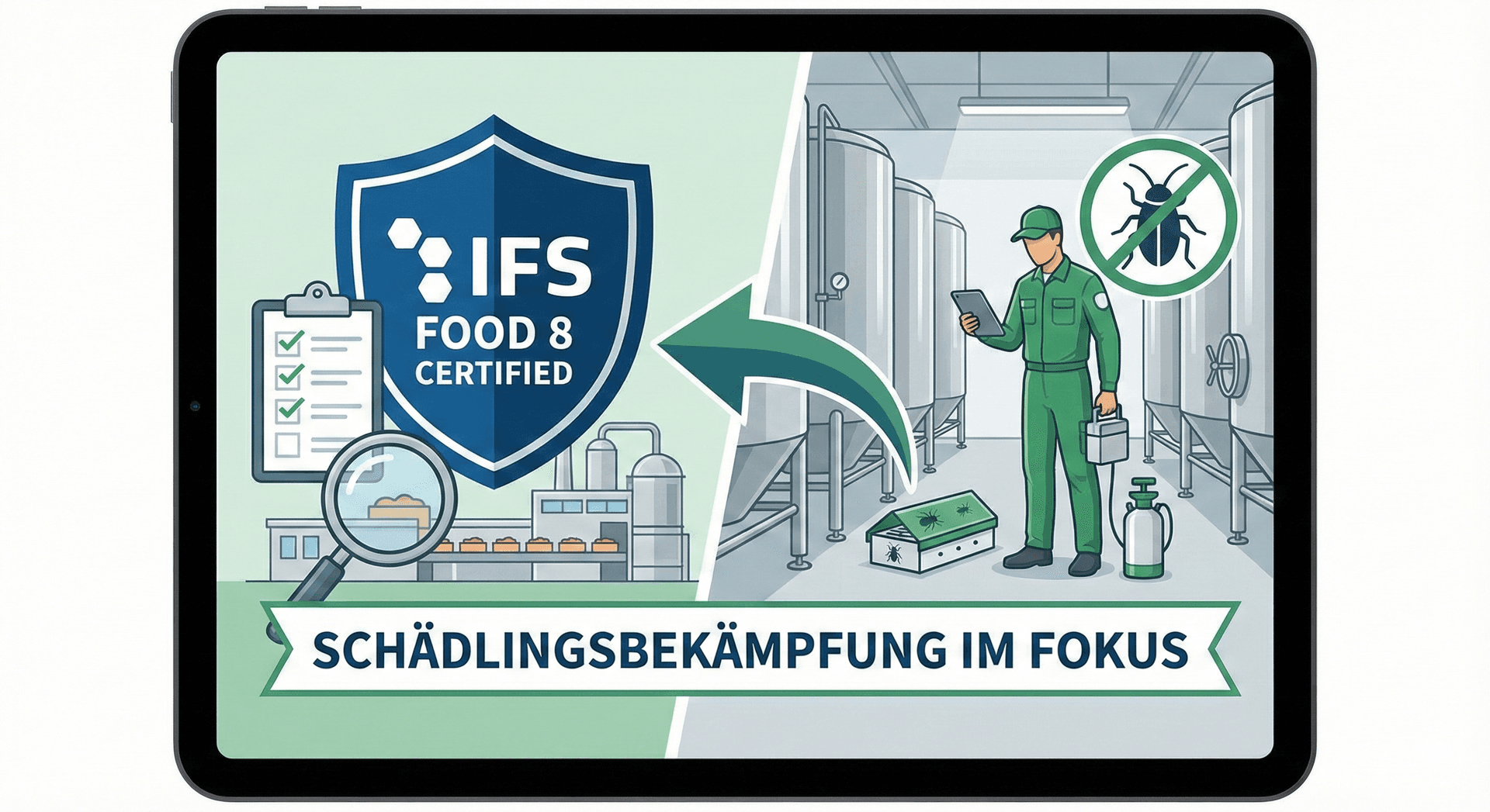 IFS Food Version 8: Schärfere Anforderungen an die Schädlingsbekämpfung in Lebensmittelbetrieben